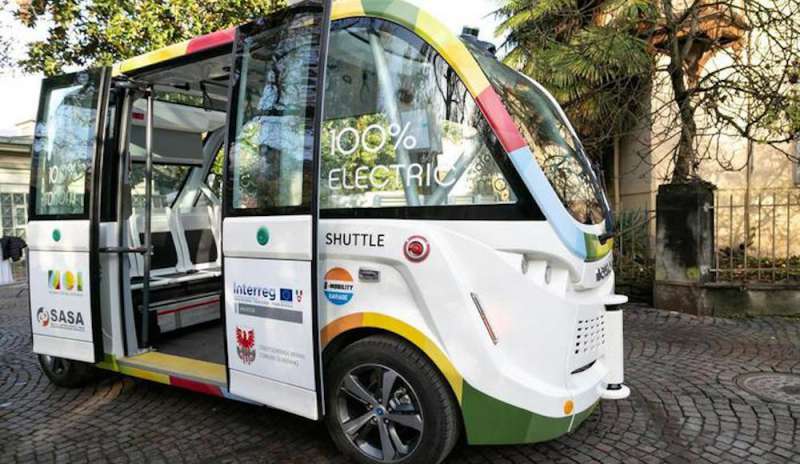 A Merano il primo bus elettrico senza autista