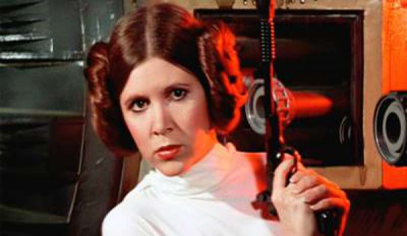 Addio a Carrie Fisher, la principessa Leila di Star Wars