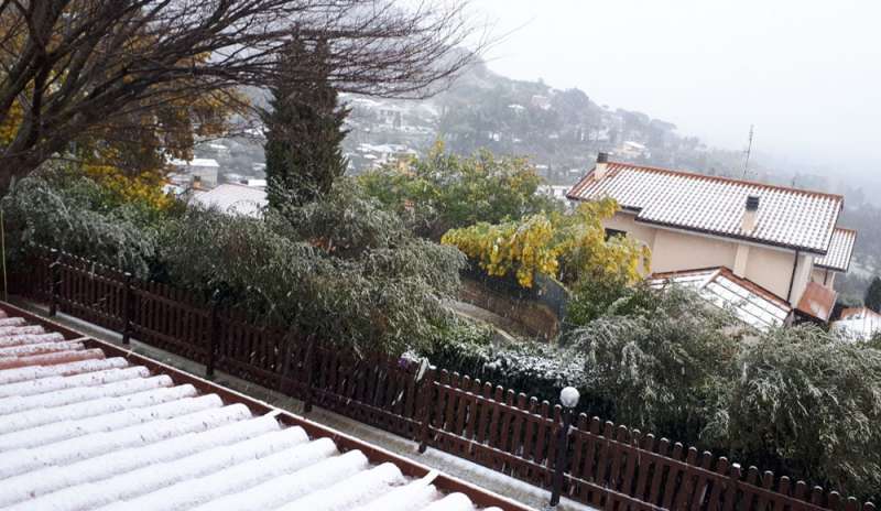 Allerta neve a Roma e nel Lazio