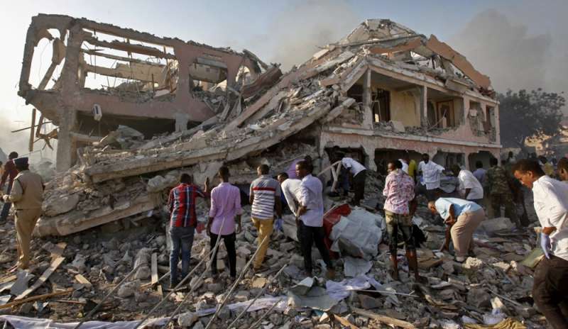 Autobomba a Mogadiscio, i morti sono più di 200