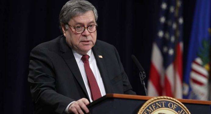 Barr: “Dossier pubblico a metà aprile”