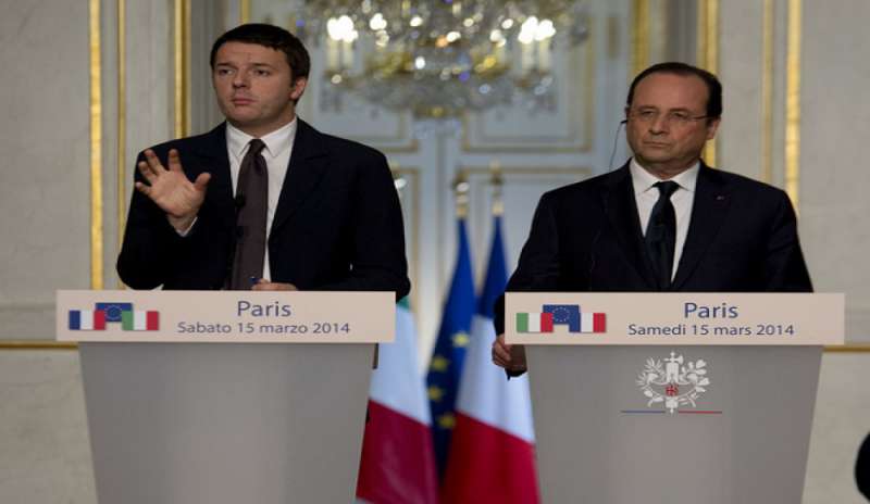 Bilaterale Italia-Francia, Renzi: “La Libia non è un problema solo italiano”