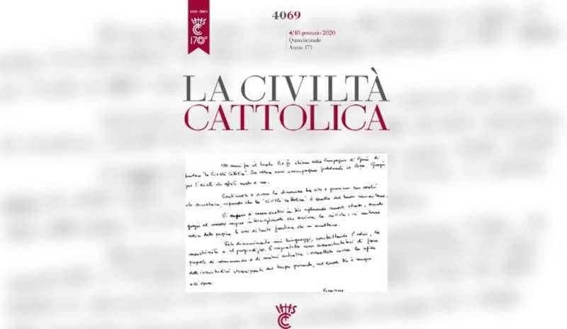 Civiltà Cattolica compie 170 anni: il messaggio del Papa