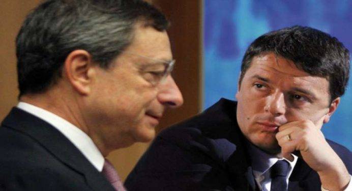 Colle, Renzi brucia Draghi: “Sta bene alla Bce”