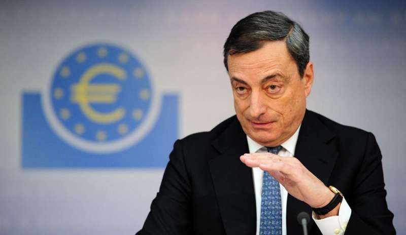 Draghi: “In calo i debiti delle imprese”