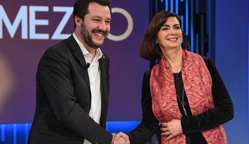 Duello tv Salvini-Boldrini