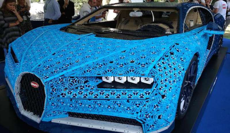 Ecco la Bugatti Chiron fatta coi mattoncini Lego