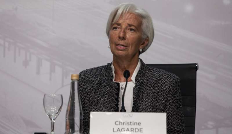 Economia globale, l'allarme di Lagarde