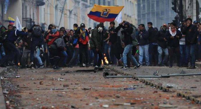Ecuador in rivolta contro l'austerity
