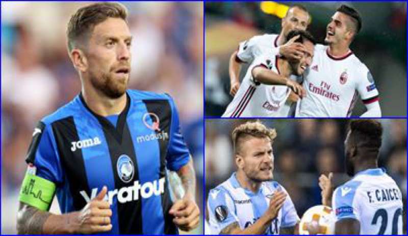 Europa League, trionfo azzurro: esordio con vittoria per Milan, Lazio e Atalanta