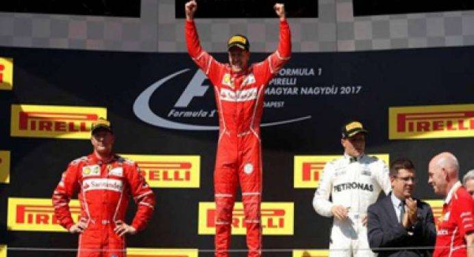 F1, Vettel e Raikkonen perfetti: doppietta Ferrari all’Hungaroring