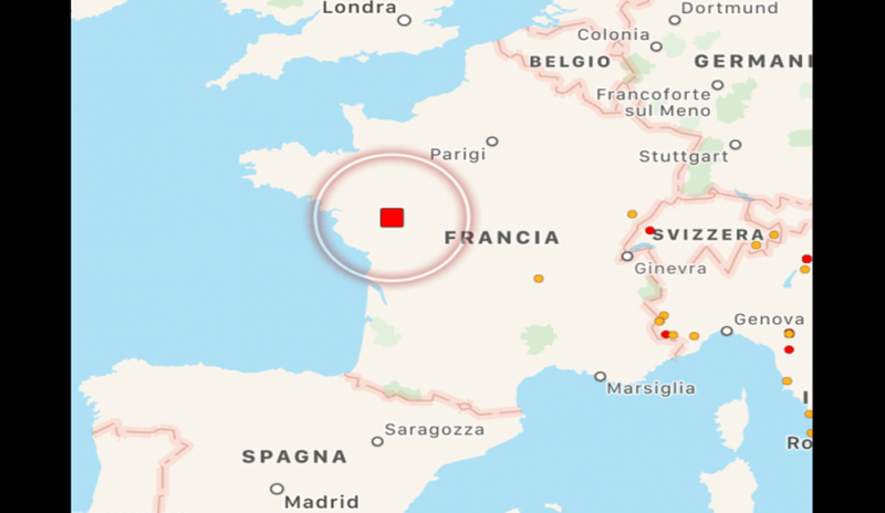 Forte terremoto in Francia magnitudo 5.2
