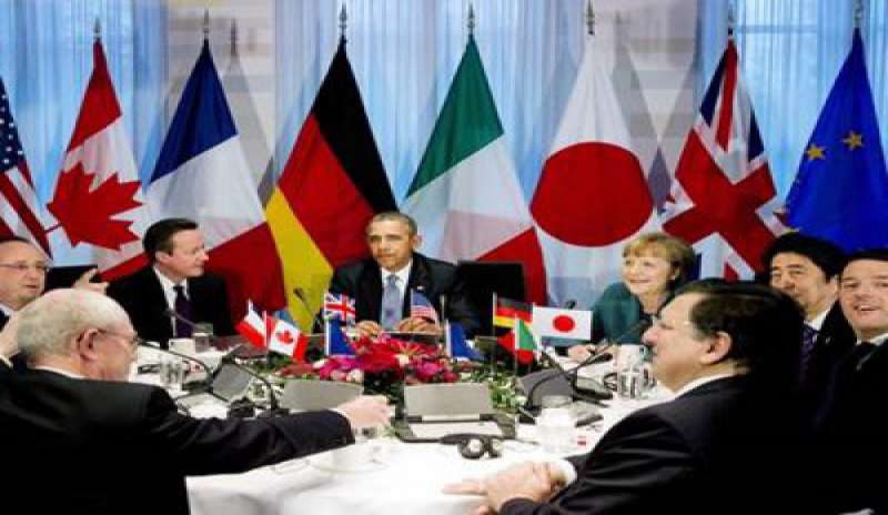 G7, OBAMA AVVERTE PUTIN: “CONTRASTEREMO L’AGGRESSIONE A KIEV”