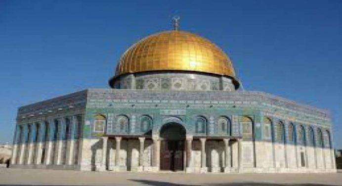 Patriarchi e capi delle chiese di Gerusalemme in visita alla Spianate delle Moschee