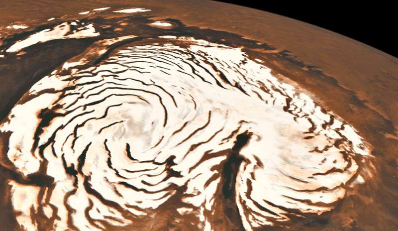 Giacimenti di ghiaccio nel sottosuolo di Marte