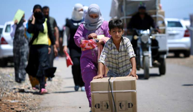 Huyendo de las bombasNiños sirios esclavos del trabajo