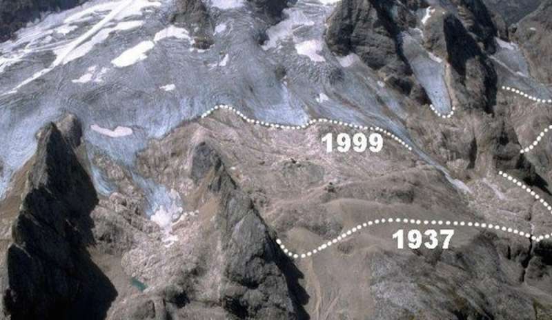 Il ghiacciaio della Marmolada sparirà in 25 anni, forse prima