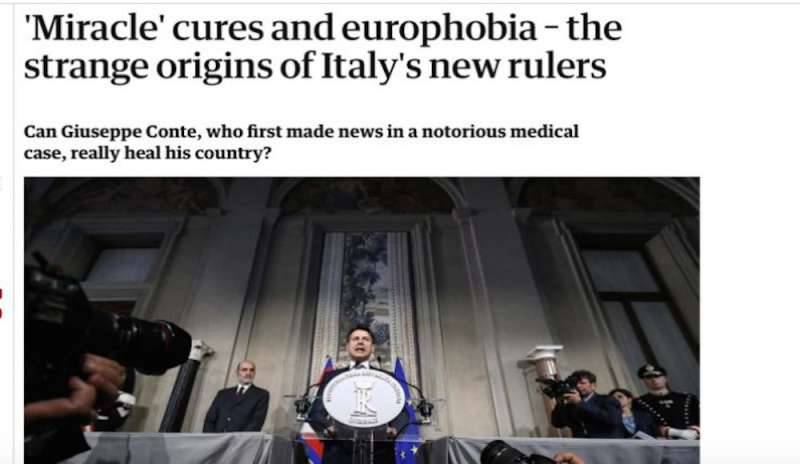 Il Guardian: “Le strane origini dei nuovi governanti italiani”