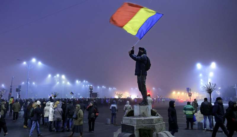 In Romania è alta tensione