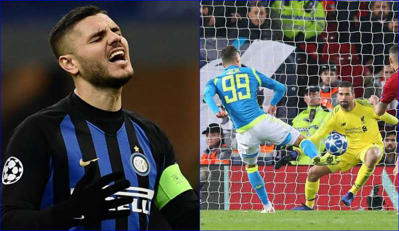 Italiane, serata da incubo: Napoli e Inter fuori