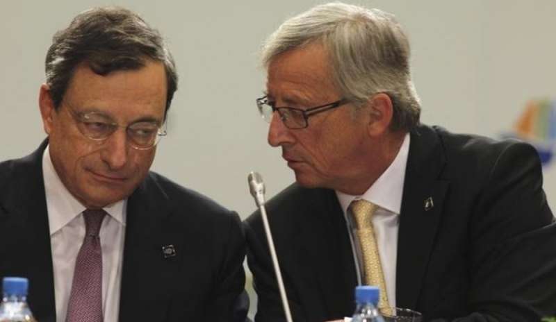 Juncker e Draghi: nuovo affondo sull'Italia