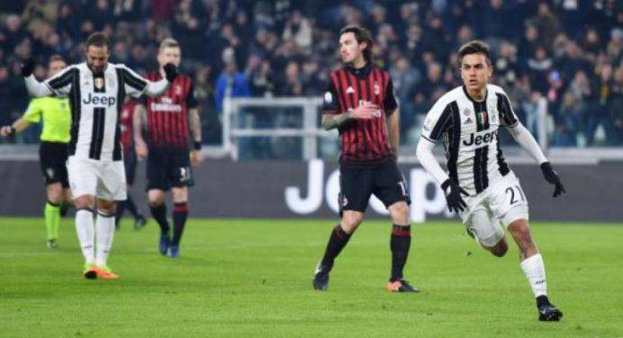 Juventus in semifinale di Coppa Italia: Dybala e Pjanic stendono il Milan