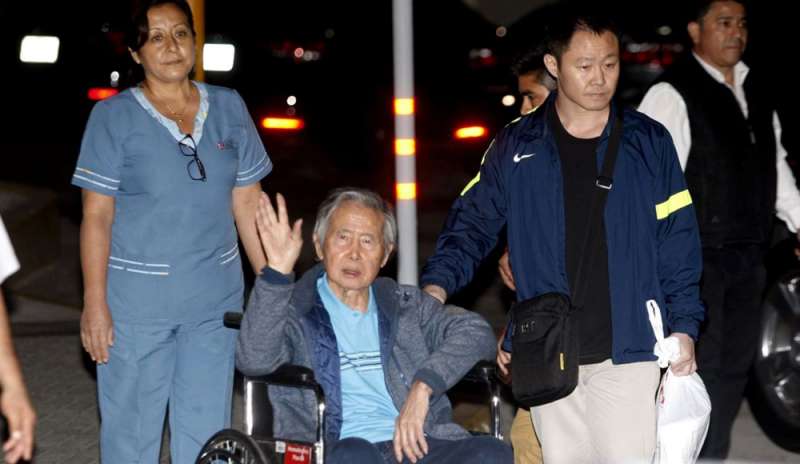 L'ex presidente Fujimori torna a casa