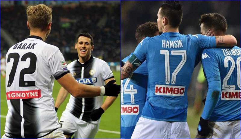 L'Inter cade con l'Udinese, Napoli solo in vetta