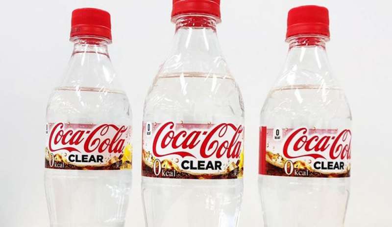 La Coca Cola diventa trasparente