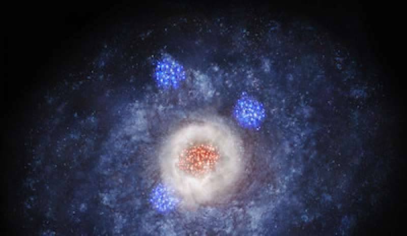La “gravidanza cosmica” alla base della modifica della forma delle galassie