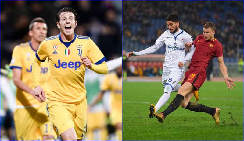 La Juve insegue il Napoli, la Roma stecca la prima del 2018