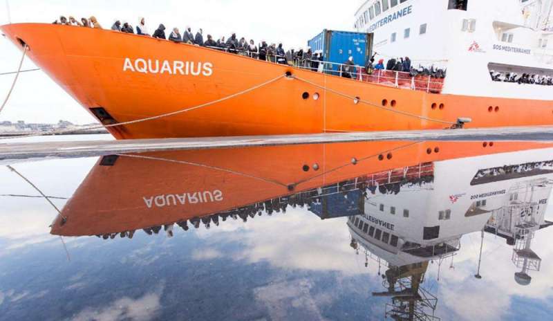 La nave Aquarius torna nel Mediterraneo