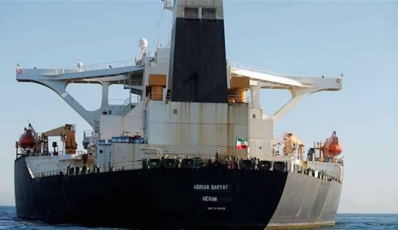 La petroliera Grace 1 lascia Gibilterra