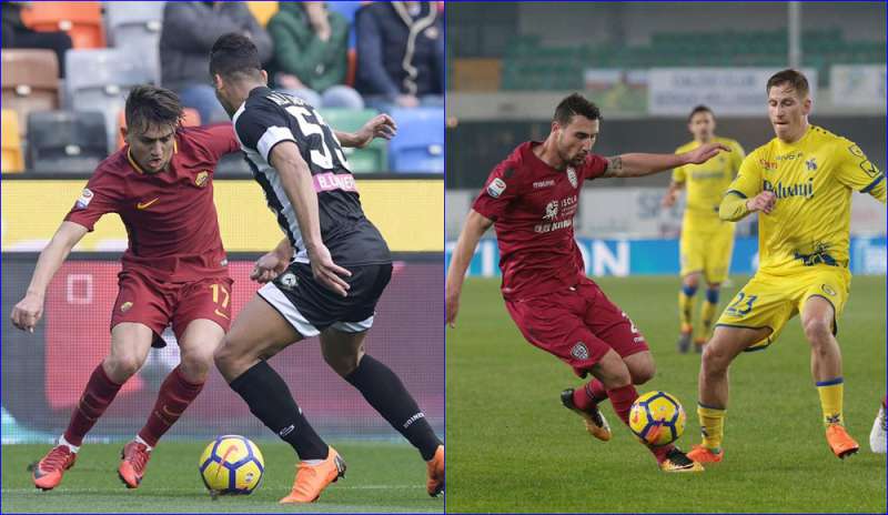 La Roma sbanca Udine, il Chievo batte il Cagliari