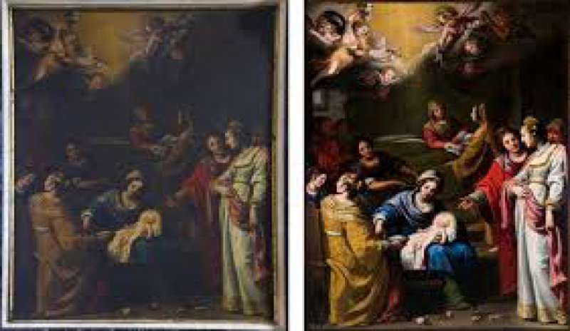 Lucca: restaurata in tempi record la “Natività della Vergine” di Matteo Rosselli
