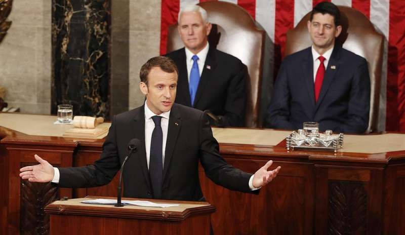 Macron al Congresso: “Collaborazione e multilateralismo”