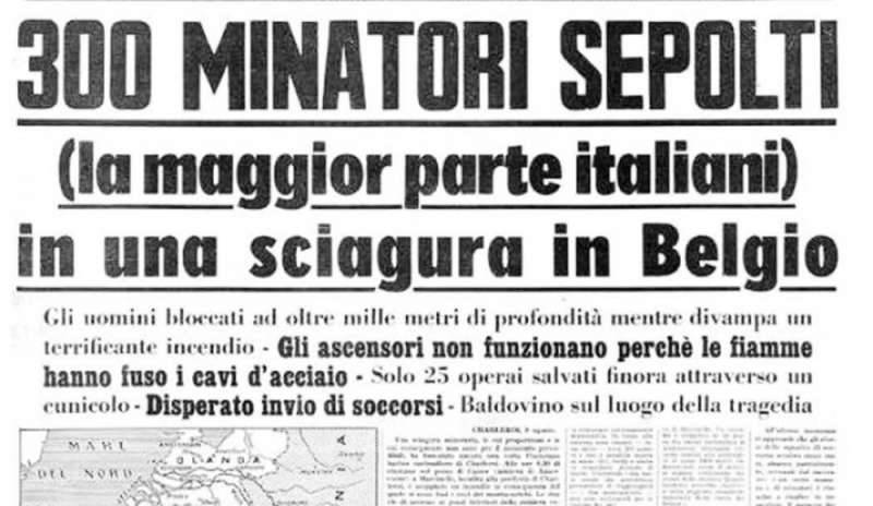Marcinelle, 63 anni fa la tragedia degli immigrati italiani