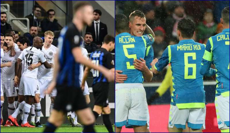 Napoli avanti col brivido, l'Inter è fuori