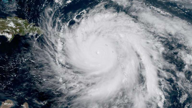 Nuova minaccia sui Caraibi: l'uragano Maria si rafforza a categoria 3