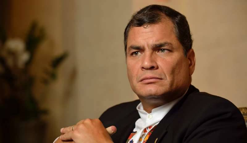 Ordine di arresto per l'ex presidente Correa</p>