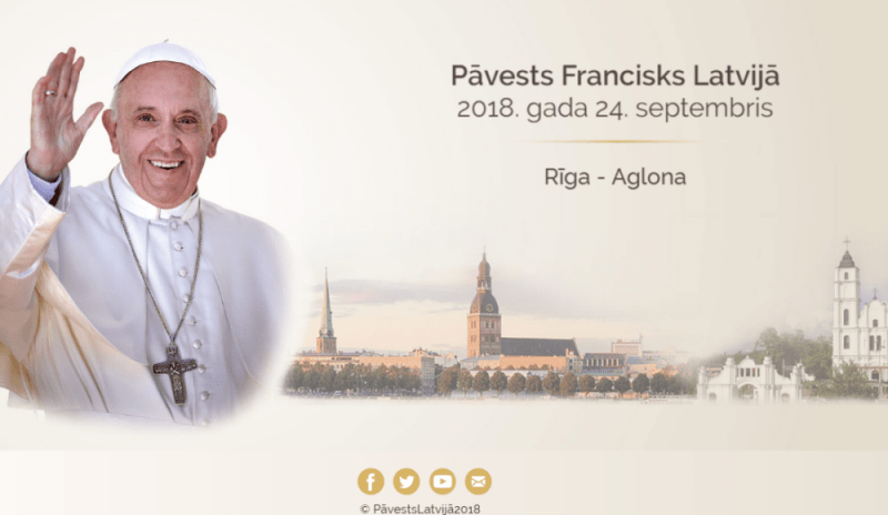 Papa Francesco al santuario di Aglona