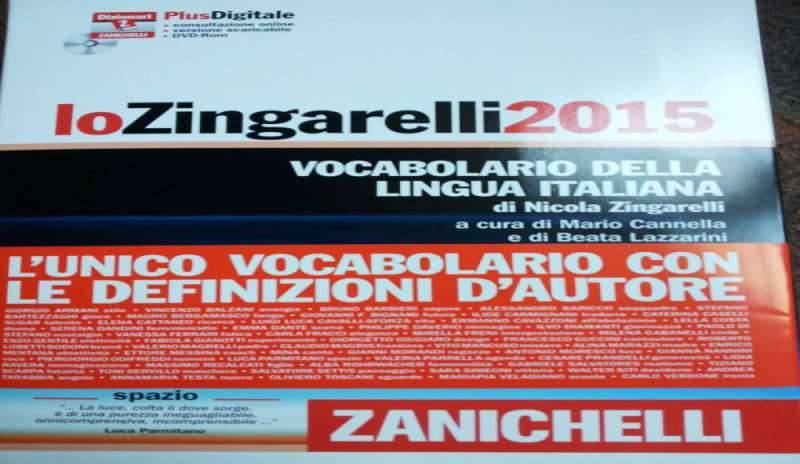 Pubblicato lo Zingarelli 2015, lo storico dizionario della lingua italiana