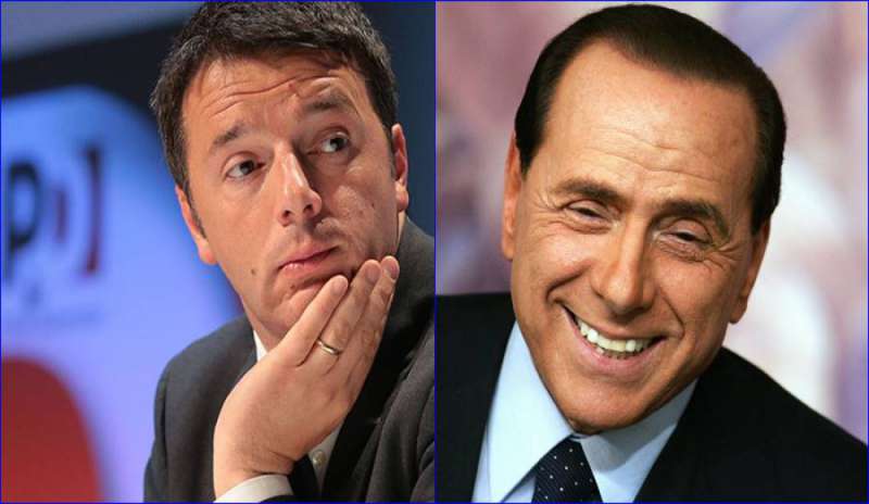 Renzi rilancia il Pd, Berlusconi: “Asse inevitabile se nessuno ha il 50%”