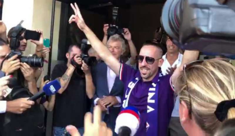 Ribery, un campione in Viola