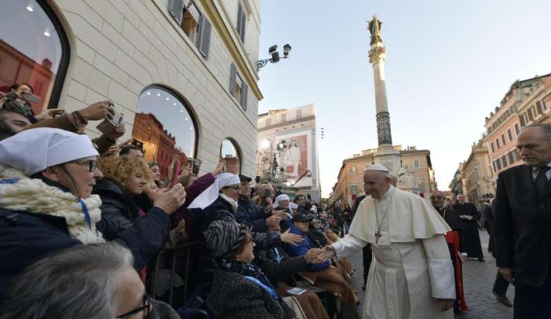 Roma,<br /> il monito del Papa:<br /> “La corruzione, il pericolo più grave”