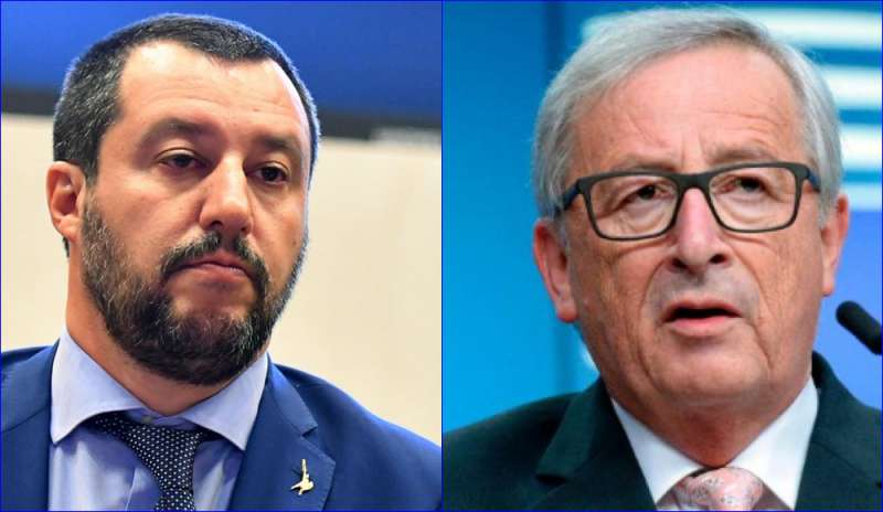 Salvini, affondo su Juncker</p>