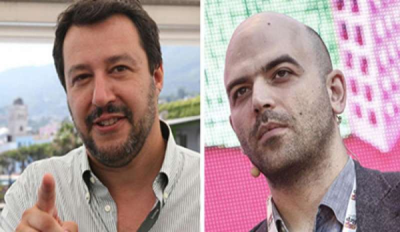Salvini minaccia Saviano: “Se andiamo al governo, gli togliamo la scorta”
