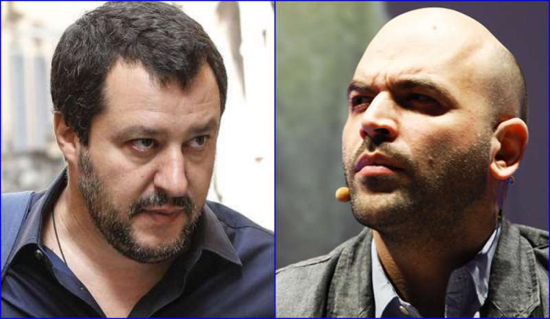 Salvini, Saviano e la scorta della discordia