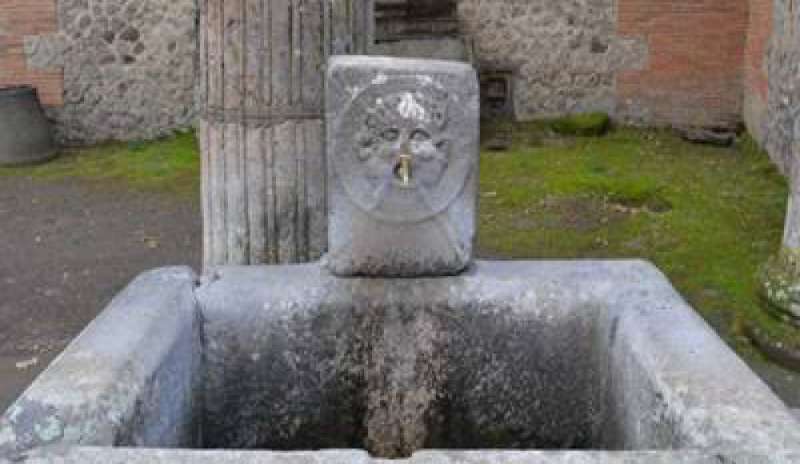 Scavi di Pompei, terminato il restauro di 12 antiche fontane