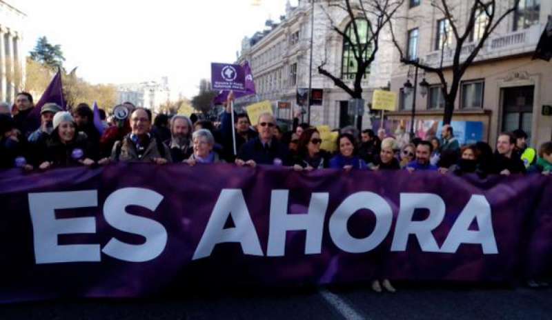 Spagna: il partito Podemos in piazza contro l’austerity